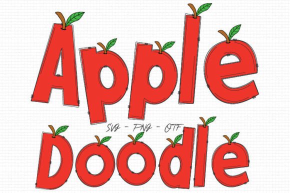Apple Alphabet: The Playful Display Font That Pops
