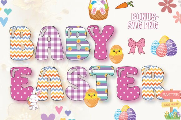 Baby Easter Bundle: Playful Fonts for Spring Projects