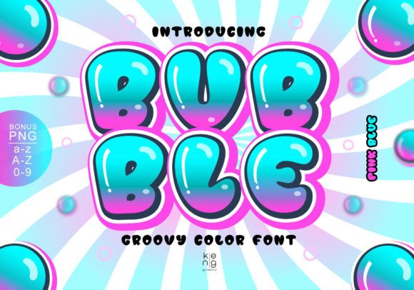 Bubble Pink Blue: A Bold Font for Unforgettable Brands