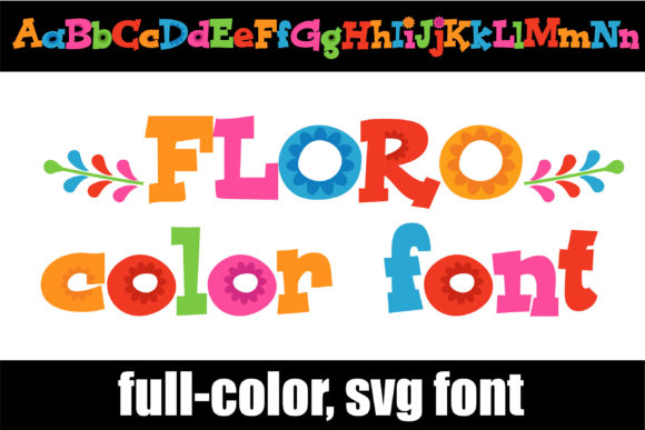 Floro: A Vibrant Color Font for Modern Designers