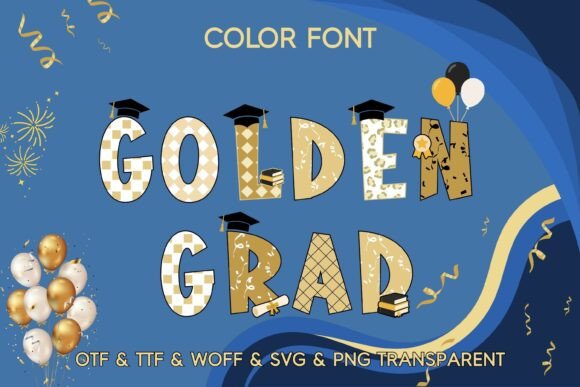 Golden Grad: Designing with Festive Typography