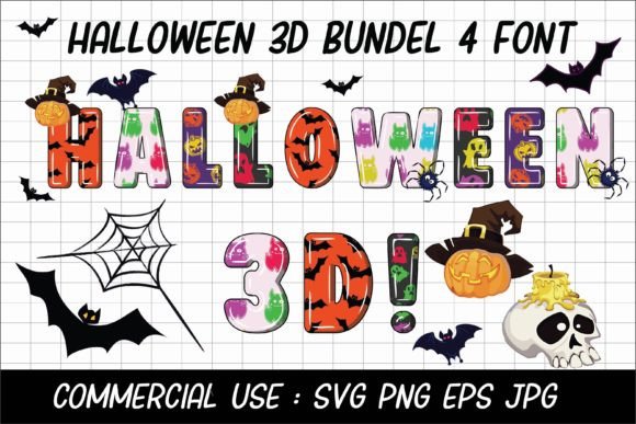 Halloween 3D: The Display Font That Brings Spooky Designs to Life