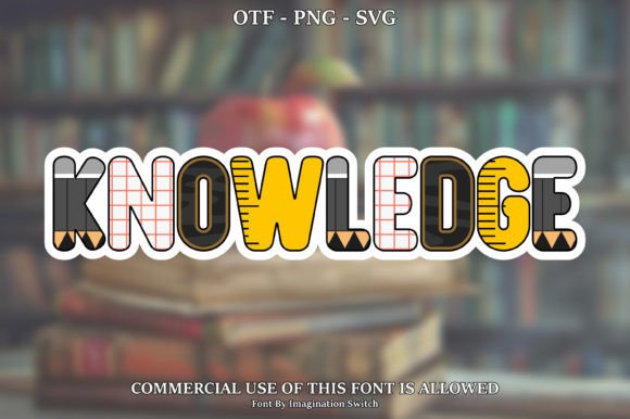 Knowledge Collection: The Color Font for Bold Design