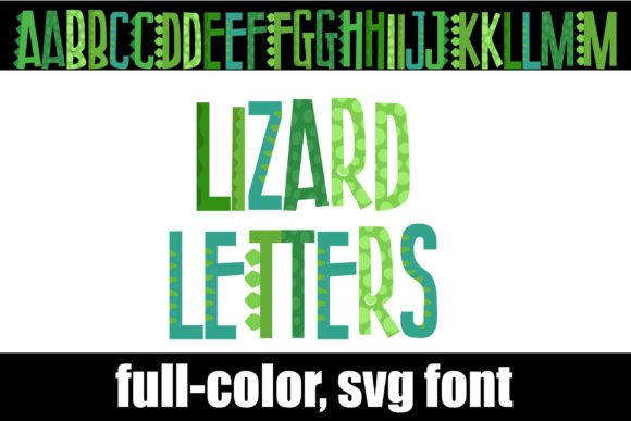 Lizard Letters: A Festive Typeface for St. Patrick’s Day