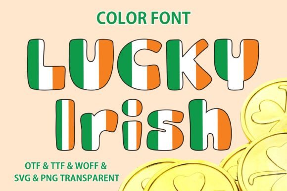 Lucky Irish: A Color Font for Vibrant St. Patrick’s Day Designs