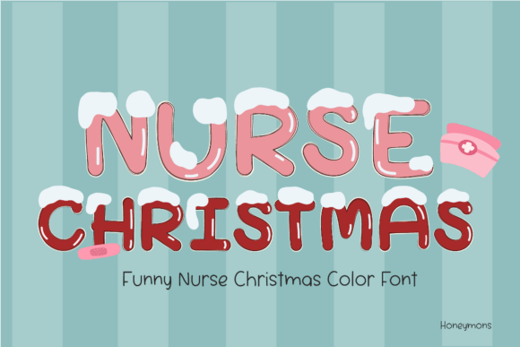 Nurse Christmas: A Festive Typeface for Holiday Healthcare Designs