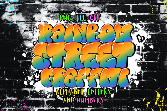 Rainbow Street Graffiti: Your New Favorite Color Font