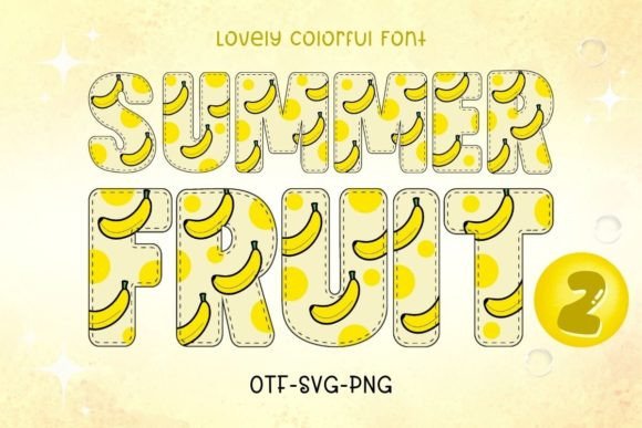 Summer Fruit2: Your Go-To Font for Playful, Vibrant Designs