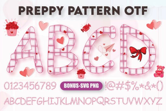 The Preppy Pattern Font: A Crafter's Guide to Playful Design
