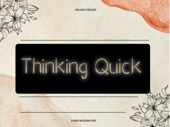Thinking Quick: Your Go-To Sans-Serif for Friendly Design