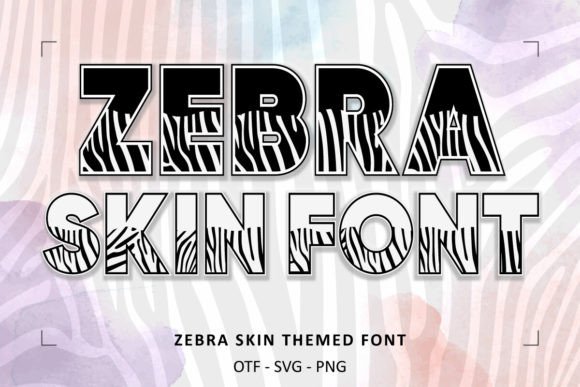 Zebra Skin: A Typeface with Wild Character